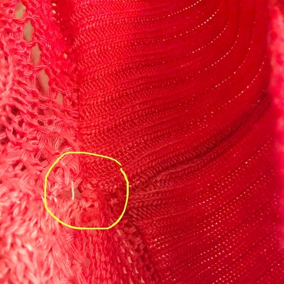 Love Culture Pink Knitted Short Sleeve Top Women’s M/L - Picture 10 of 12